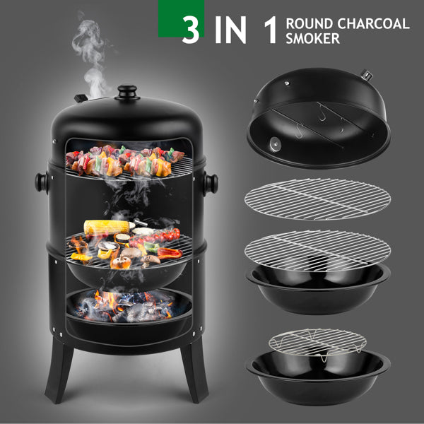 Atila Black Smoked Charcoal Oven