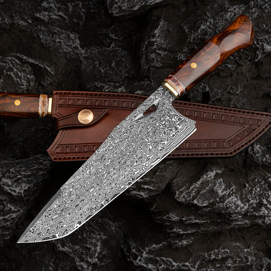 Atila Damascus Pattern Professional Chef Knife