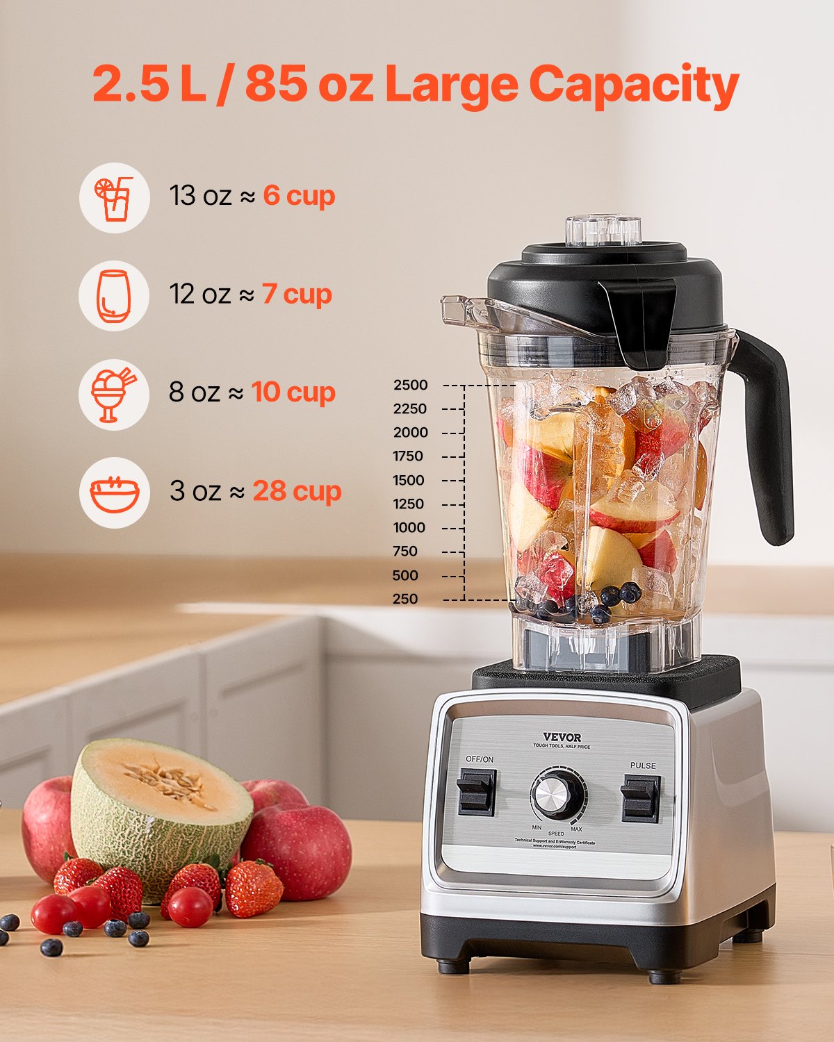 Atila 85 Oz 1400W Blender
